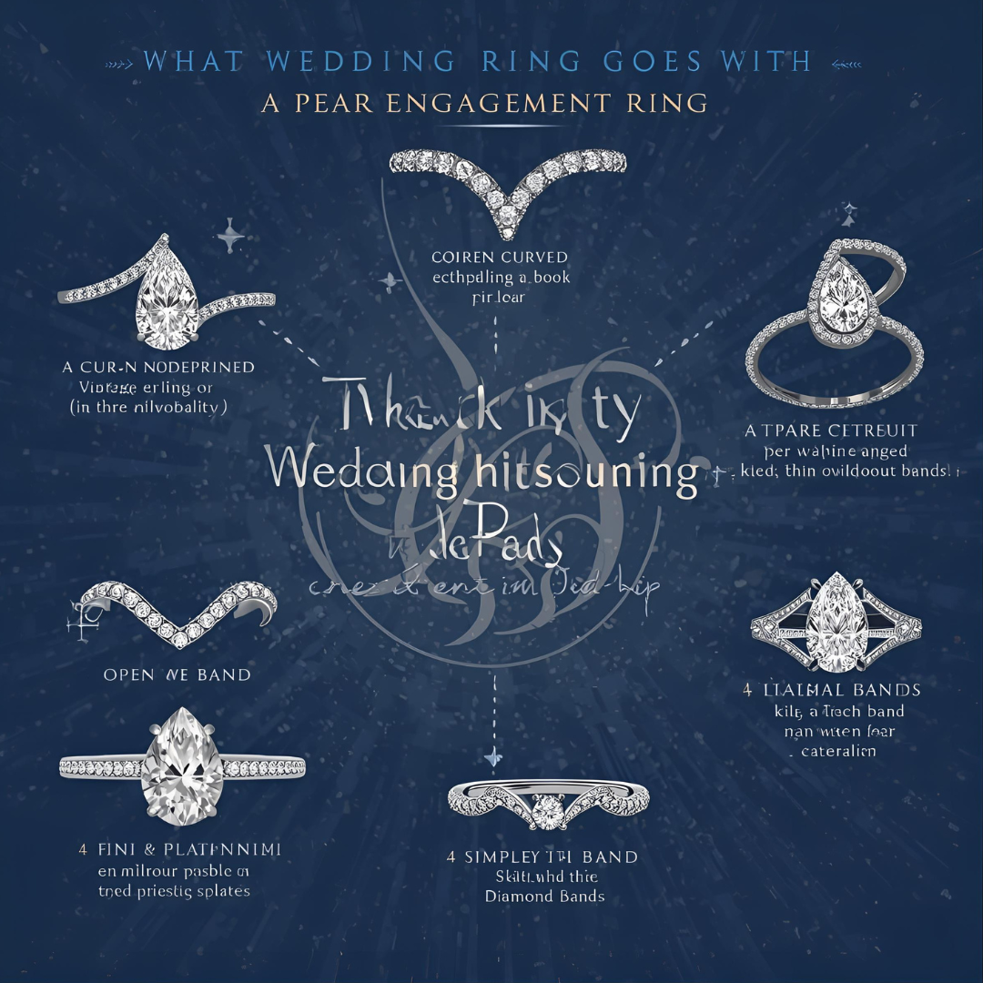 What Wedding Ring Goes With A Pear Engagement Ring